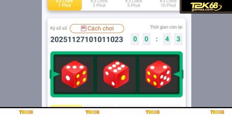 Điểm qua các loại hình xổ số TBK68 ăn khách nhất