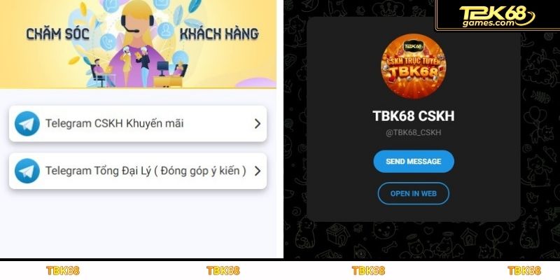 Lưu ý khi bạn liên hệ cho nhà cái TBK68