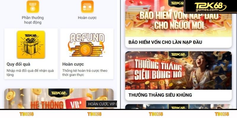 Nghiên cứu về điều kiện săn khuyến mãi TBK68