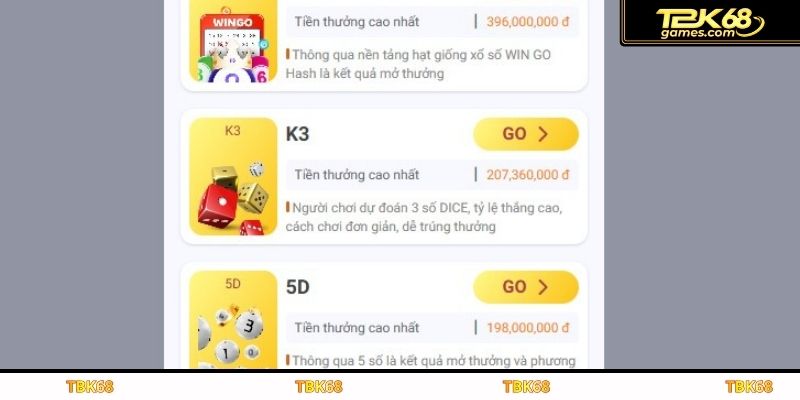 Sức hấp dẫn của chuyên mục xổ số TBK68